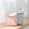 Bebê sacos das fraldas Maternidade saco impermeável Wet fralda de pano bolsas reutilizáveis ​​Diaper incluir Dry Wet Bag for Mom Fralda sacos de armazenamento ZZA1895