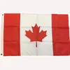 3X5 FT drapeau canadien personnalisé 5x3 drapeaux nationaux du Canada pas cher haute qualité nouvelle impression polyester bannières de drapeau du Canada