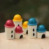 Mini Resin Castle Micro Landscape Decorations Garden DIY Dekor