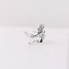 925スターリングシルバーCZダイヤモンドリングの女性の女の子夏のジュエリーのためのPandora Shimmering Dragonfly Rings