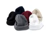 Girinhos sólidos para homens Mulheres Acessórios para Hat Winter Ladies Skullies Warm malha