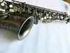 Helt ny bästa kvalitet Alto saxofon E-platt Matte Black Sax Alto Munstycke Ligatur Reed Neck Musical Instrument Tillbehör