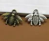 Wholesale mini abeille petite pendentif collier pendentif bracelet pendentif bijoux charmes deux options de couleur chaude faite à la main 7788