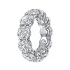 Choucong marque bijoux de luxe anneaux de mariage en argent sterling 925 coupe princesse topaze blanche CZ diamant promesse pierres précieuses multi style femmes bague de fiançailles cadeau