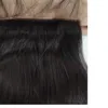 Braziliaanse Virgin Hair 8x8 Kantsluiting Body Wave acht tegen Acht Kantsluiting met Baby Haar Zijdeachtige rechte middelste Midden Drie Vrije Deel 12-22Inch