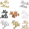 Bröllopsbrev Mrs Wood Letters Wedding Top Table Gift Decor Wedding Decorations Po Booth Props3043204