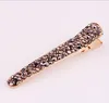 Europe Fashion Jewelry Women's Rhinestone Hairpin Hair Clip Dukbill Toothed Hair Clip Bobby Pin Lady Barrette GD16