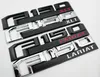 لعام 2015-2018 Ford F-150 XLT Lariat Chrome Red Black Fender Emblem Badge Nameplates Passenger Driver Sides254U