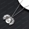 2019 Newest You Are My Sunshine Engraved Necklace Gold Silver Plated Choker 11 Styles Sunflower Locket Pendant Necklaces Women Jewelry