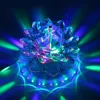 Lotus Effect Light Auto Rotating 11W LED RGB Crystal Stage Light 51pcs Bead Lamp for Home Decoration DJ Disco Bar Best Gift