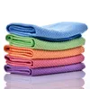 600pcs/lot Random Color Microfiber Polishing Cleaning Towels Glass Stainless Steel Deep Shine Cloth Window Windshield cloth