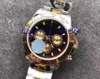 Heren Top 40mm JF Automatische Chronograph Horloge Cal.7750 Movement Gold Cosmograph 316LS Heren 116503 Valjoux Sport Horloges