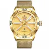 NaviForce marka luksusowe sporty zegarki dla mężczyzn zegarki ze stali nierdzewnej Top Waterproof Watch Business Watch Men kwarcowy kwarcowy