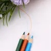 Wholesale 72 Pcs/Set School Pencil With Folding Black Pen Bags Students Mix Colors Pencil With Pouch Drawing Art Pencil DH1198