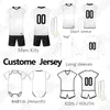 Custom Soccer Jerseys men kid baby kit suit Long sleeve short shirt football jerseys Adult children