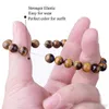 8MM Fashion Brand Luxury Natural Stone Healing Crystal Stretch Beaded Bracelet Donna Uomo Handmade Precious Gemstone Round Bracciali Gioielli