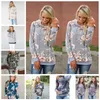 Sweatshirts Floral Flower Hoodies Slim Pocket Girls Casual Long Sleeve Hooded Coat Winter Fashion Coat Tops Jackets Jumper Pullovers PPY7061