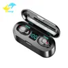 VITOG F9 TWS Draadloze oortelefoon Bluetooth V5.0 Sport Oorbuds Gaming Hoofdtelefoon 2000mAh Power Bank Headset met Microfoon en LED-display