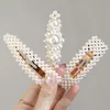 Neue Stil Elegante Frauen Perle Haarspangen Haarspange Mädchen Haarschmuck Kopfbedeckung Schöne Haarnadeln Kopfschmuck Ornament Geschenk