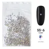 1440 pezzi Confezione SS3SS20 Strass AB stellato per unghie 3d Strass in vetro flatback Non fisso Fascino di cristallo Nail Art Glitter Decoratio9021350