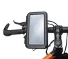 6,8 polegadas caixa de telefone à prova d 'água com suporte de bicicleta suporte de telefone móvel motocicleta com saco de gps de cobertura à prova de choque