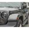 ABS Argento Ruota Sopracciglio Paralume Protezione Faro Trim Copertura Per Jeep Wrangler Sahara JL 2018 Accessori Auto2645029