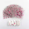 30pcs Gold Silver 3D Nail Art Sticker Decs creux Designs mixtes Adhésif Fleur Tips Nail Letter Butterfly Paper6048795