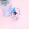 Bicchieri di plastica da 401 ml ~ 500 ml con cannucce Bicchieri di plastica trasparente a doppia parete Tazza da viaggio bicchiere normale con sippy