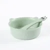 Tarwe Straw Baby Bamboo Servies Set Minimalistische Kinderen Gerechten Kom Set voor Baby Voeding Bowls Servies Servies