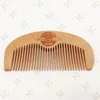 MOQ 50 PCS Laser Carved LOGO Wood Comb for Hair Beard Whiskers Sideburns Mustache Anti Static Combs Men Women Amazon Premium Seller