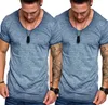 Edifício New Verão Body Fitness T Shirt For Men 5 Mens Cor Designer T Top Moda manga curta Men Camiseta