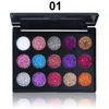 Brand Cmaadu Trucco Eyeshadow Palettes 15 Color Diamond Sequins Shiny Glitter Eye Make up 2 stili