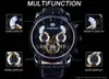 Pochodne wyświetlacza wielopoziomowe MENS Automatyczne zegarki mechaniczne najlepsze marka luksusowa Tourbilliard steampunk czarny złoty zegar SLZC53736586