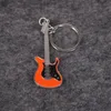 42 Stück Gitarren-Schlüsselanhänger, kreatives Design, Bassgitarre, Musikinstrument, Schlüsselanhänger, Geschenk, modischer Anhänger, Taschenanhänger, Schlüsselanhänger, Schmuck