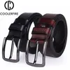 Ceinture en cuir véritable de haute qualité Ceintures de créateurs de luxe Hommes Ceintures pour hommes Cowskin Mode Boucle ardillon vintage pour jeans T200113