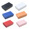 24pcs/lot Jewelry Box Black Necklace Box for Ring Gift Paper Jewellery Packaging Bracelet Earring Display with Sponge