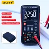 ZOYI ZT-X multímetro Digital voltímetro ac dc valores eficaces verdaderos multímetro de rango automático con pantalla de retroiluminación LCD de retención de datos NCV