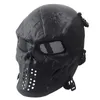 Máscaras de Máscaras Máscara de Airsoft Esqueleto Crânio com Malha De Metal Proteção Para Os Olhos Exército Fãs Suprimentos M06 Máscara Tática para o Dia Das Bruxas BB Paintball