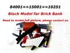 King 84001 15001 Creator Expert Brick Bank med City 2412PCS Modell Byggstenar Gåvor Toys Creative City Construction 10251