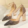 Glitter Heels Mary Jane Schuhe Frauen High Heels Fetisch High Heels Frauen Pumpen Hochzeit Schuhe Büro Schuhe Frauen zapatos de mujer scarpe donna