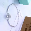 Simples elegante pulseiras elegantes s925 prata esterlina cilíndrico cravejado zircão charme pulseira na moda feminino dia de ação de graças gift298p