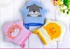 New Baby Cartoon Guanti da doccia per il bagno Pennello super morbido Asciugamano per modellare animali in gomma Cute Powder Sponge Ball per Baby Kids shower dc555