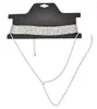 Grande marca Fashion Full Diamond Chocker Bling Party Flash Necklace Woman Charm Weelry Hihop Jewelr2041577