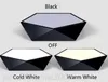 Ultrathin Modern LED ceiling lights simple home deco fixtures Bedroom dining living room iron black white pentagon ceiling lamp MYY