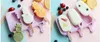 DIY Crème glacée Silicone Moules Enfants Animaux Moules Popsicle faits maison pour enfants Dessin animé mignon Glace-Lolly Moule Glace Tools XD23244