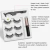 Sälj magnetiska ögonfransar med eyeliner 5 Magnet False Eyelash Pickezer Set Waterproof Long Lasting Eyelash Extension9277504