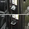Black ABS Lock Cover Protection Cap Decoration Cover Fit For Jeep Wrangler JL Auto Interior Accessories245R