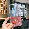 Luxe Glitter Liquide Quicksand Téléphone Cas TPU défenseur couverture arrière Pour iPhone 11 iphone x/xs xr max 7/8 plus