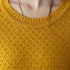 Autumn Winter Sweater Women Round Neck Pullover Knit Tröja plus storlek Löst långa ärmar Kvinnliga toppar Botten tröja tröja