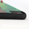 Étuis de téléphone résistants à la saleté pour iPhone 6 7 8 Plus 11 12 Pro X XR XS Max Mélange de résine verte naturelle Bois Logo personnalisé Couverture arrière 2021 Mode Luxe